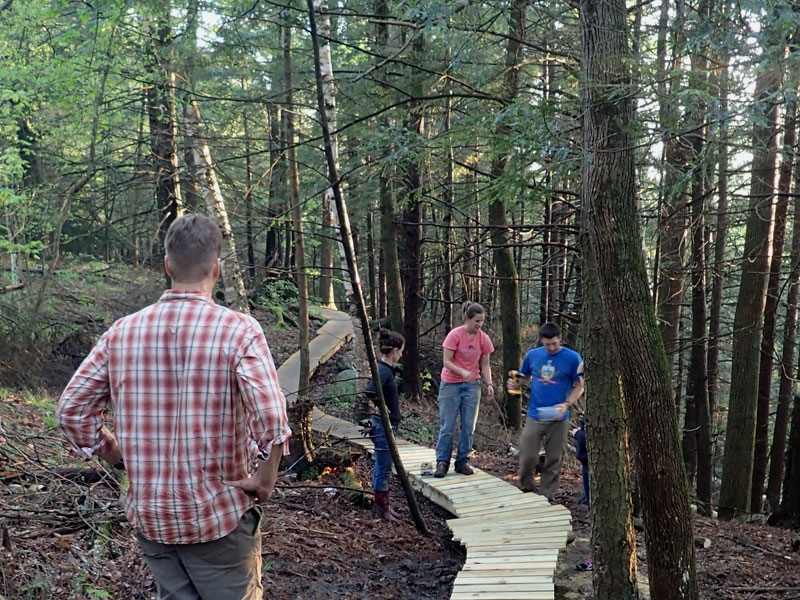 building boardwalk