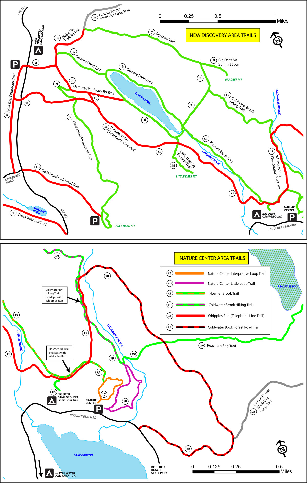 Groton State Forest Trail Guide